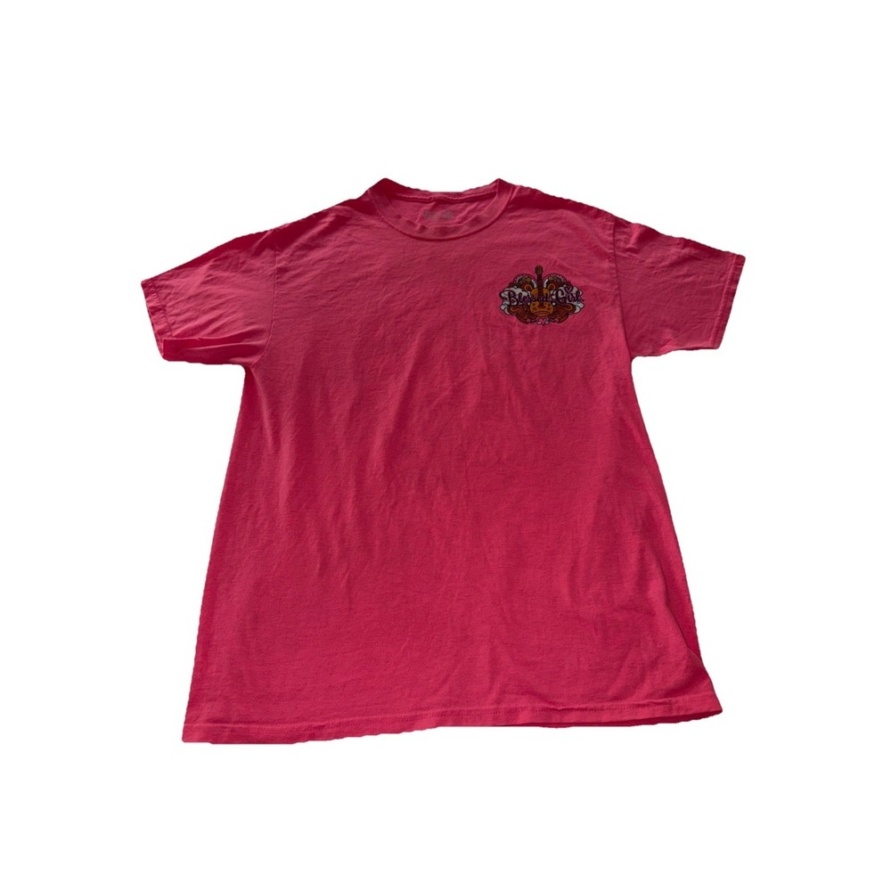 Blessed Girl Pink T-shirt Double Sided Size M Beach Distress